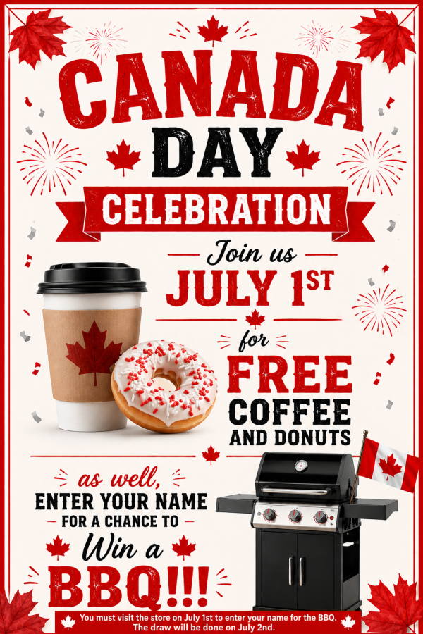 GETS July 1st coffee+donuts poster